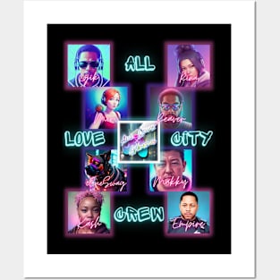 All Love City Crew Posters and Art